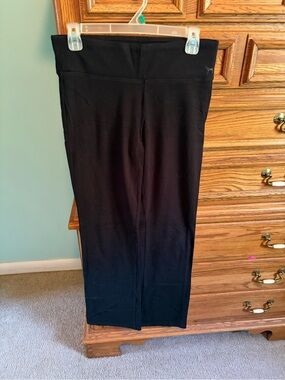 PINK Victoria's Secret Black High-Rise Flare Leggings